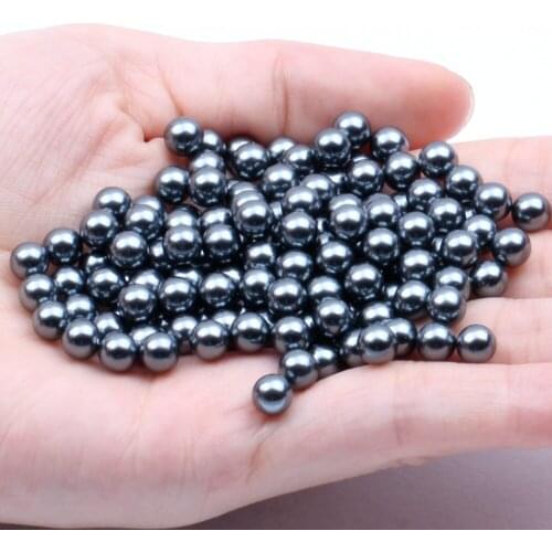 5mm 100pcs Small Pack Multiple Colors No Hole Round Pearls Imitation Pearls Dresses DIY Jewelry Nail Art Decorations