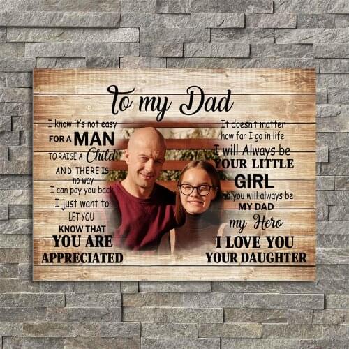 5D DIY Diamond Painting Custom Picture Cross Stitch Craft Kit Father Love Diamond Embroidery Animal Handmade Mosaic Home Decor