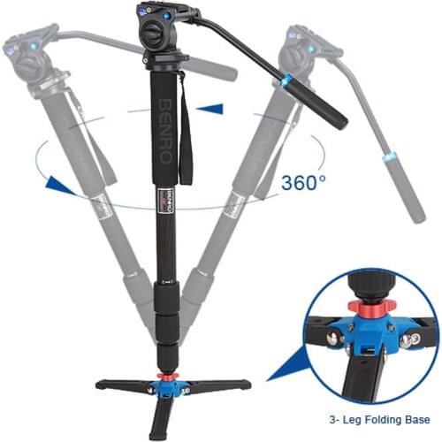 C38TDS2 S2 Benro head Carbon fiber Tripod Sports Tripod Set Special For Bird Watching Carbon fiber Monopod Wholesale