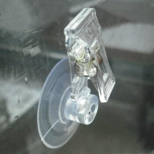 Hot Sale 1 Pcs 47mm Clear Plastic Wall Suction Cup Clip Clamp Car Hook