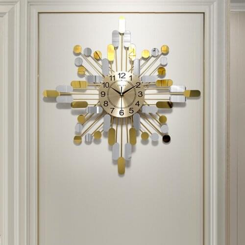 Art Nordic Design Wall Clock Luxury Digital Fashion Wall Clock Silent Movement Creative Zegar Scienny Home Decoration 50WC