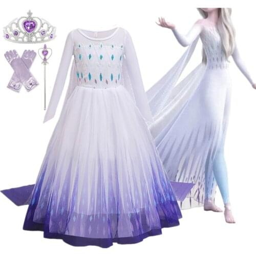 Cosplay Dresses For Girls Kids Halloween Carnival Party Princess Costume Children Fancy Disguise Clothes 4-10 Year Dress Up