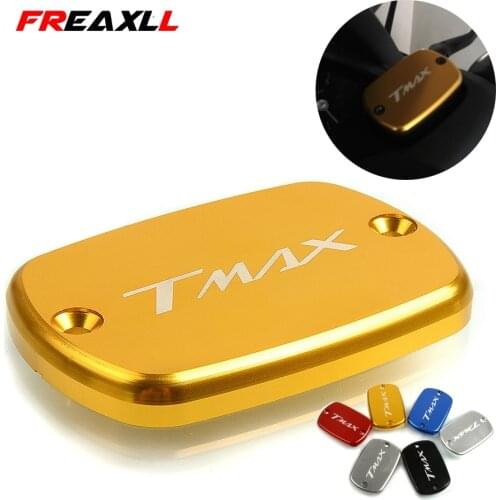 Motorbike Brake Fluid Tank Cap T max Motorcycle Fluid Oil Reservoir Cover For YAMAHA T-Max 500 2004-2011 TMax 530 2012 2013 2014