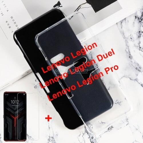 Soft Black TPU Case For Lenovo Legion Silicon Caso Transparent Phone Case For Lenovo Legion Phone Duel Legion Pro Tempered Glass