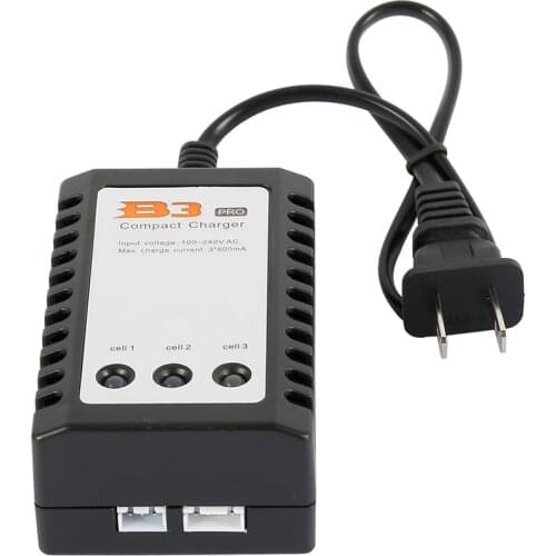 RC B3 Pro Compact Balance Charger for 2S 3S 7.4V 11.1V Lithium LiPo Battery EU/US Plug Balanced Battery Charger