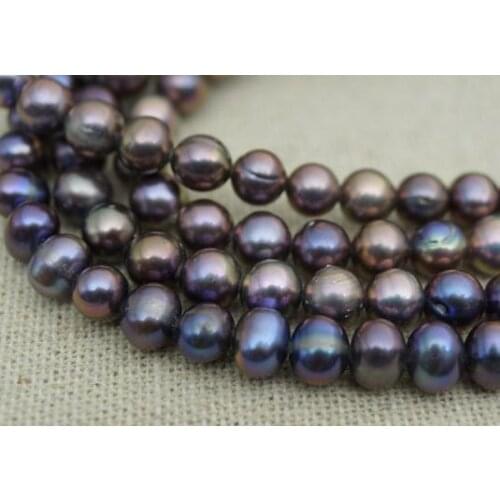 Loose Pearl Jewelry High Luster,6-7mm 52pcs Smooth Real Freshwater Pearl Loose Beads,DIY Jewelry