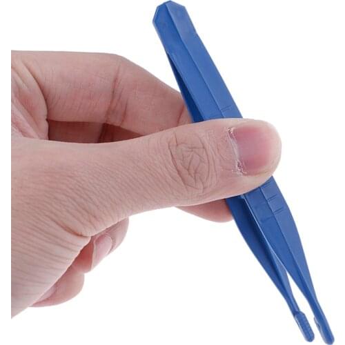 Feeding Tongs Skid Bottle Clips Turtle Nippers Anti-slip Sterilized Forceps Reptiles Feeder Tweezer Plastic Terrarium Clamp