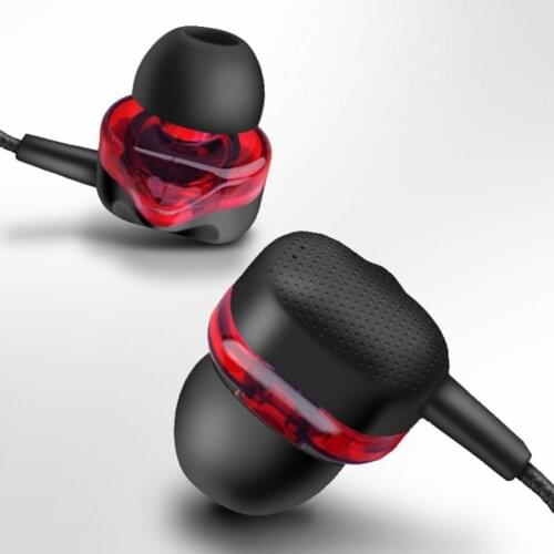 R3 Sport Phone Earphone Universal 3.5mm Dynamic Headphones Wired Heavy Bass HiFi In-ear Gaming Headset For Xiaomi Samsung
