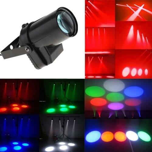 Thrisdar 5W Super Bright LED Beam Pinspot Light Disco Mirror Balls Spotlight Stage Effect Light for KTV DJ Party Wedding Party