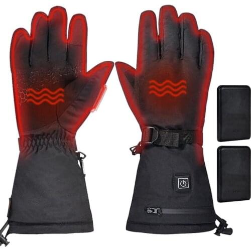 5V 3000mAh Thermal Ski Heating Gloves For Cycling Skiing Unisex Winter Warm Mittens Rechargeable Electric Battery Heated Gloves