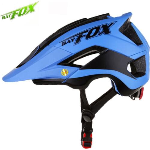 BATFOX Bicycle Helmet Bike Helmet Cycling Ultralight Integrally-Molded Bike Mountain Road MTB Man Bicycle Equipment Bike Helmet
