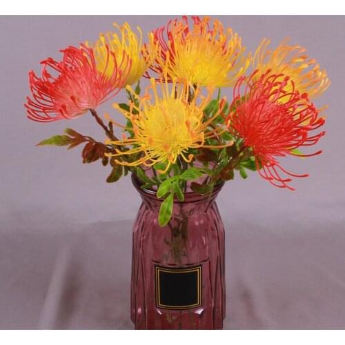 10PCS/12PCS Artificial Flower Decorative Protea Fake Flower Photo Prop For Home Decor For Wedding