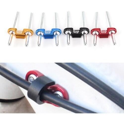1x Bike Bicycle Cycle Shifter Brake Cable Guide Clamp Conversion Bike Oil Tube Buckle Bicycle Accessory Cables 2.6cm x 1cm