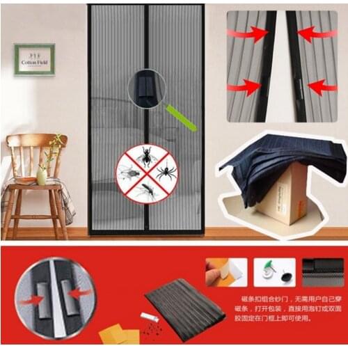 2021 New Arrival Mosquito Net Curtain Mesh Insect Sandfly Netting Door Mesh Screen Magnets Drop Shipping