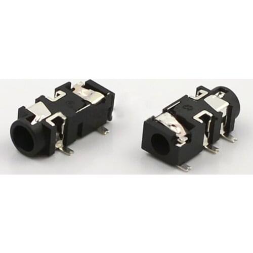 30pcs Jack 3.5mm Headphone Connector SMD-type Smt 3.5 Headset Jack PJ Socket PJ-327E Paste Board For Bluetooth Small Speakers