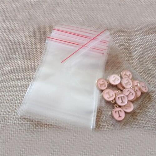 50PCS transparent travel gift packing bag plastic bag 12x17cm for necklace/jewelry/ food small ziplock clear self seal bags