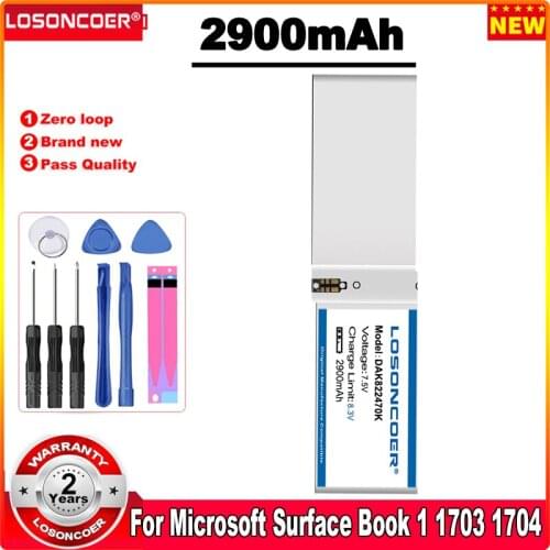 For Microsoft Surface BOOK 1 1703 1704 1705 CR7-00005 CR7-00007 Screen Battery G3HTA020H G3HTA044H G3HTA045H DAK82470K Battery