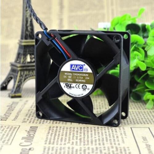 AVC 80*80*32mm 8CM 12V 0.7A DASA0832B2M 3-wire double ball cooling fan