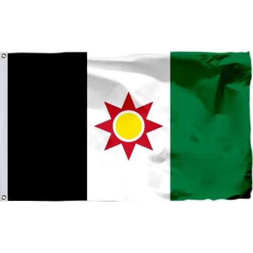 Iraq 1959 Flag 150X90cm (3x5FT) 120g 100D Polyester Double Stitched High Quality Banner Ensign Free Shipping