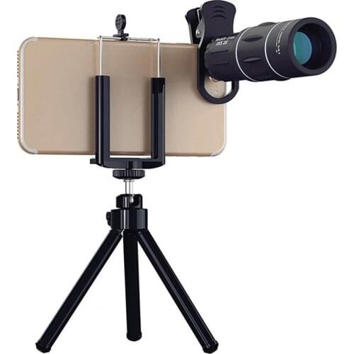 Mobile Phone Lens Universal Clip 18X Zoom Cellphone Telescope Lens Telephoto Smartphone Camera Lens For iPhone Xiaomi