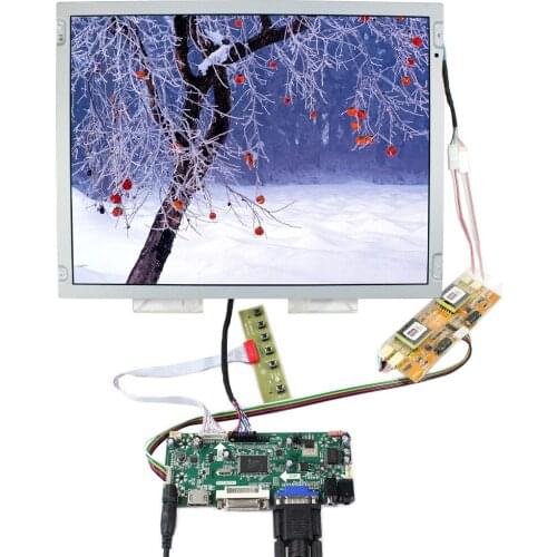 HD MI DVI VGA Audio LCD Controller Board M.NT68676 With 15" LQ150X1LW73 1024X768 IPS LCD Screen