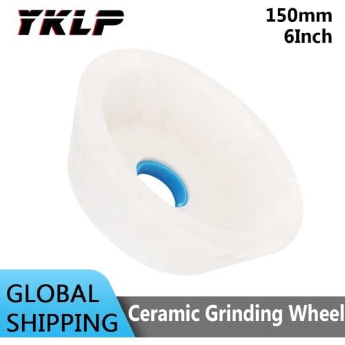 6" 150mm Ceramic Grinding Wheel White Corundum Abrasive Cup 80 Grit