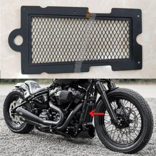 Metal Radiator Grille Cover For Harley Davidson Softail Deluxe Fat/Street Bob Sport Glide Low Rider 2018 2019 2020 2021 18 19-21