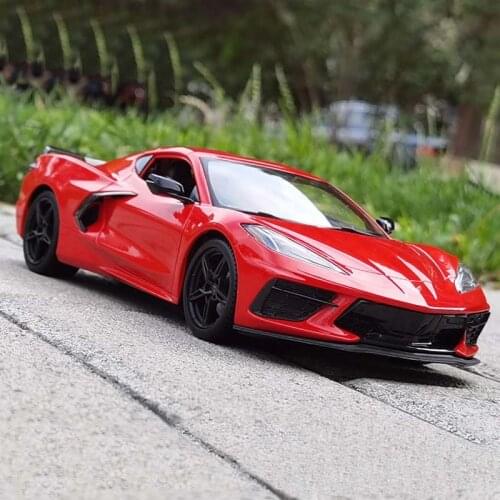 Maisto 1:18 2020 Chevrolet Corvette C8 Simulated Sports Car Alloy Retro Car Model Classic Car Model Car Decoration Collection