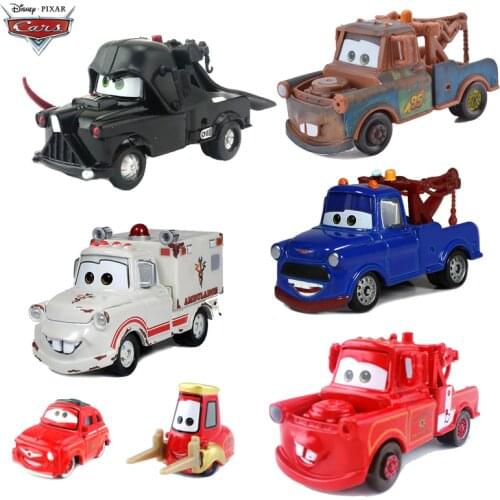 Original Disney Pixar Cars 3 2 Collection Lightning McQueen Blue Red Mater Jackson Storm Harvester Metal Diecast Car Toys Gift