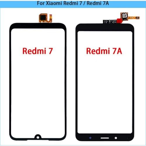 10PCS New 7A TouchScreen For Xiaomi Redmi 7 / Redmi 7A Touch Screen Panel Digitizer Sensor Front Glass Replacement