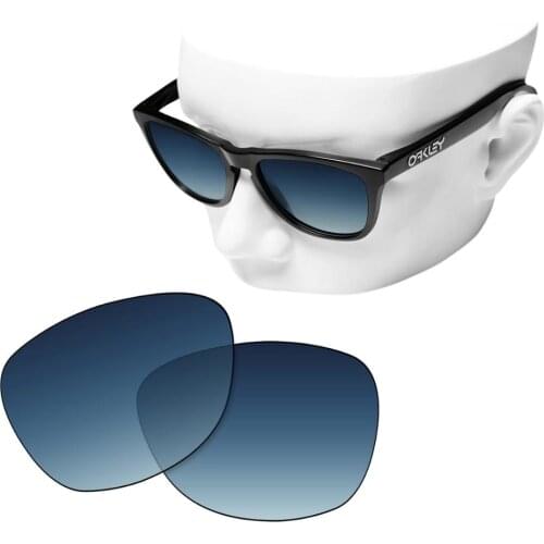 OOWLIT Polarized Replacement Lenses of Blue Gradient for-Oakley Frogskins Sunglasses
