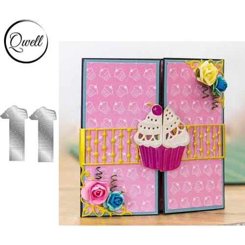 QWELL Cake Metal Cutting Dies for Scrapbooking and Card Making Paper Embossing Craft New 2019 die cuts
