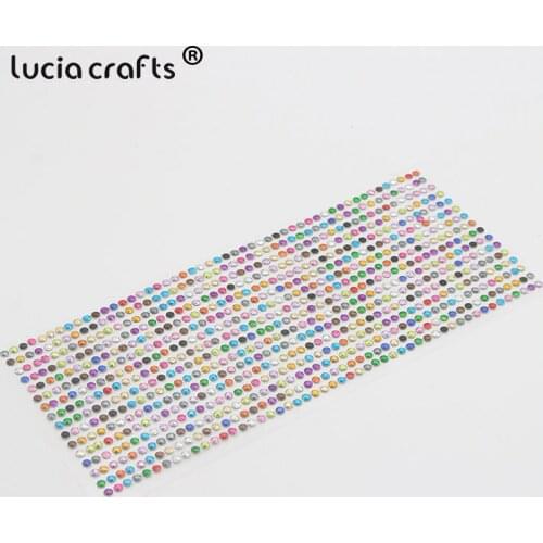 SALE! 1 sheet Flower Shape Colorful Gem Pearls Stickers DIY Self Adhesive Diary For Nail Art Decor C1001