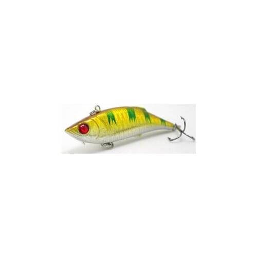 Fishing VIB Vibration Lures gold plating 80mm 10g Artificial Hard Lure Baits Black Carp Rattlin Mandarin Catfish Killer