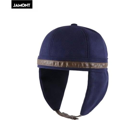 JAMOTN 2019 Distinctive Earflaps Cap For Men Women Street Fashion Skull Hat Fall Winter Brimless Cap Hip Hop Pilots Warm Hats