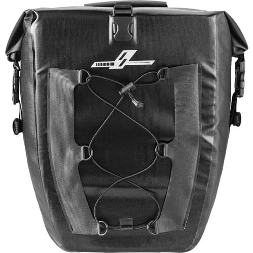 New Waterproof 27L Bike Rear Rack Bag Bicycle Pannier Bag Cycling Touring Grocery Bike Trunk Bag Water-resistent