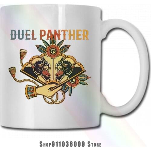 Duel Panther Fan Traditional mug cup tazas