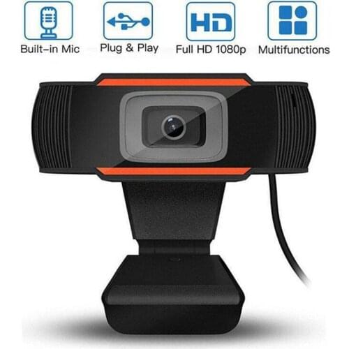 Webcam 1080P Full HD Focusing USB Web Camera With Microphone USB Plug Play Video Call Web Cam For Computer Desktop Gamer Webcast