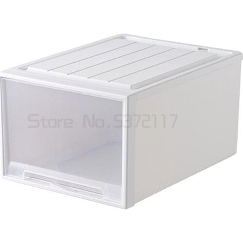 Drawer type storage box plastic transparent storage cabinet clothing underwear clothing finishing wardrobe wardrobe storage box