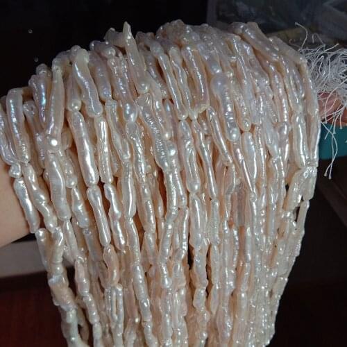 Pearl beads, 16 inch BIWA freshwater pearl beads,100% nature freshwater pearl with toothpick shape-mini pearl ,12-33 mm length