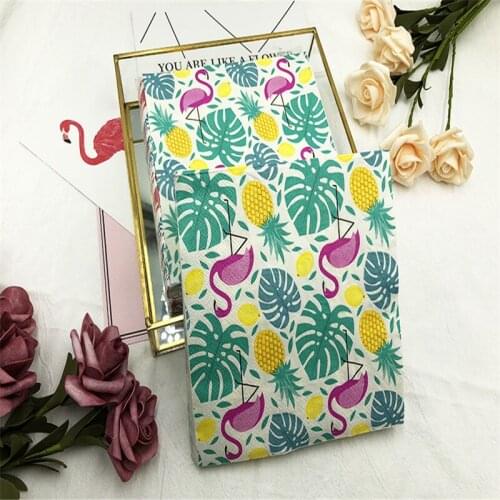 20pcs/lot 33*33cm Flamingo Color Printed Napkins Square Folding Paper Towels Restaurant Mat Face Towel Paper Decoration