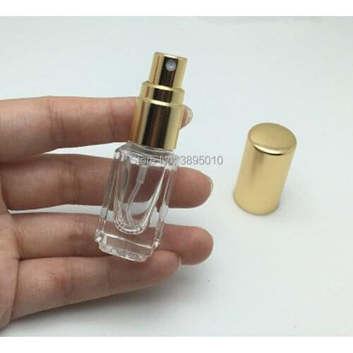 3ml Glass Spray Bottles with Aluminum Cap Refillable Perfume Glass Bottle Portable Fragrance Bottle F633