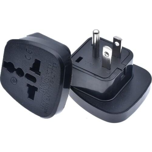 5PCS Universal Japan United States Canada Philippines Thailand Power Connector AU EU UK Swiss Italy To US Travel Adapter Plug