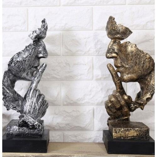 Abstract Thinker Sculpture Living Room Decoration Resin Ornaments TV Cabinet Display Figurines Office Home Decoration Artcrafts