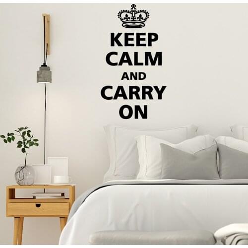 American-Style Crown Phrase Tags Wall Stickers Modern Fashion Wall Sticker Living Room Children Room Mural Poster