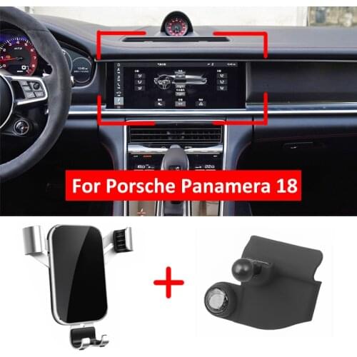 Car Phone Holder For Porsche Panamera 971 2017 2018 2019 2020 Car Air Vent Mount Smart Phone Stand Mobile Phone Stable Cradle