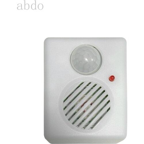 Wireless PIR Motion Sensor Detector Anti-theft Doorbell Alarm Activated Voice Speaker for Welcome Doorbell and Driveway Garage