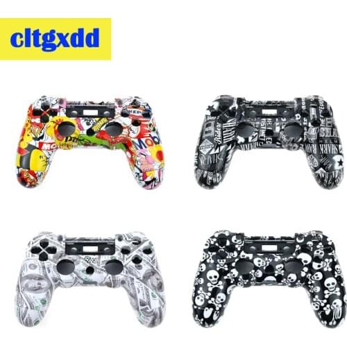 Cltgxdd For PS4 Controller Shell Case Full Cover Front Back Hard Upper Housing For Sony Playstation 4 JDM-001 JDM-011 Gamepad