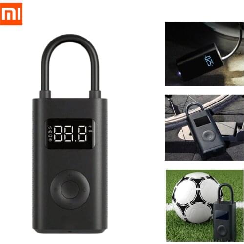 Xiaomi Electric Inflator Pump Bike Tire Pressure Detection Digital Electric air Pump Smart Portable For Motorcycle Car Football