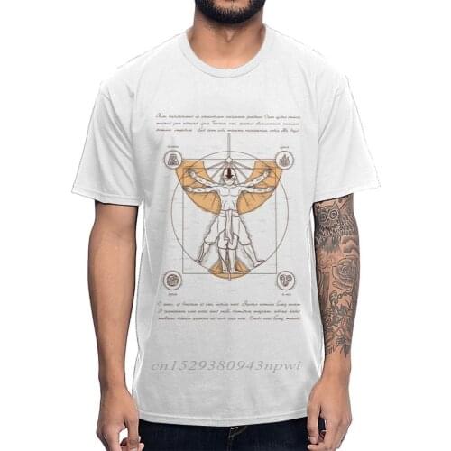 Unisex Last Airbender Avatar AirNomad Vitruvian Aang T Shirt 2020 New Arrival T-Shirt O-neck Plus Size Tee Shirt